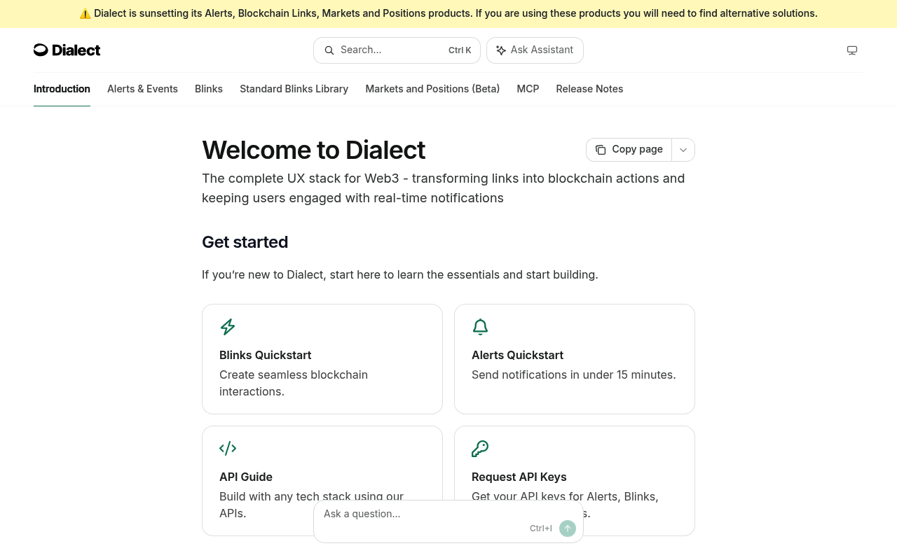 Dialect screenshot