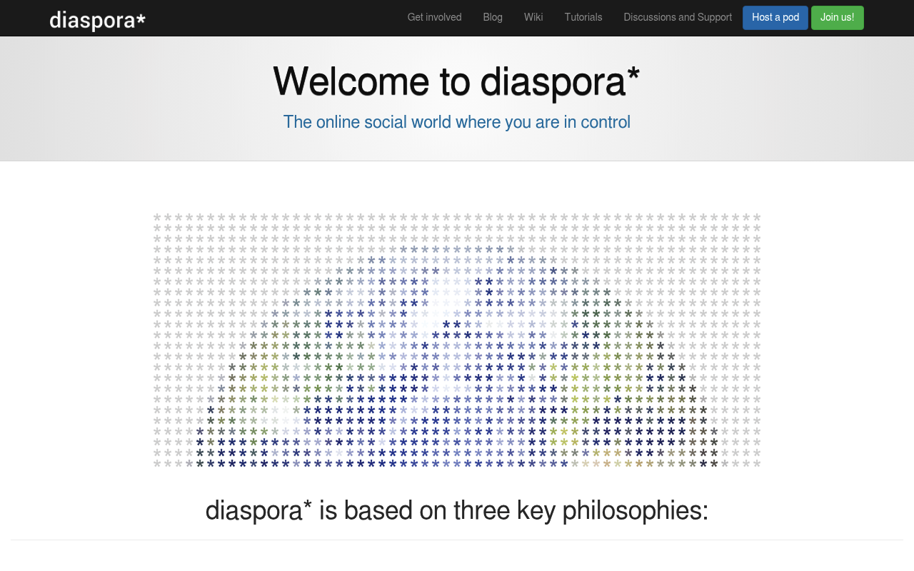 Diaspora screenshot