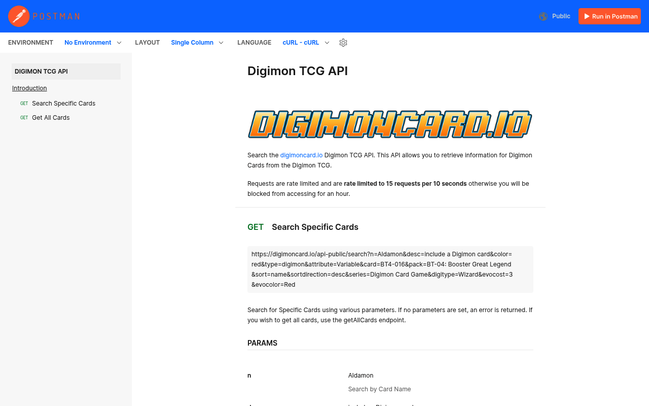 Digimon TCG website screenshot