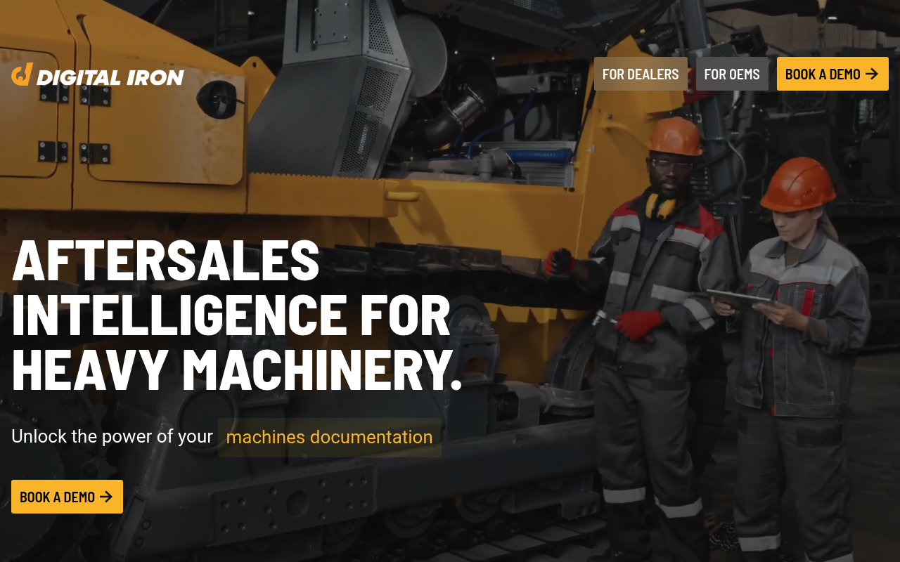Digital Iron website screenshot