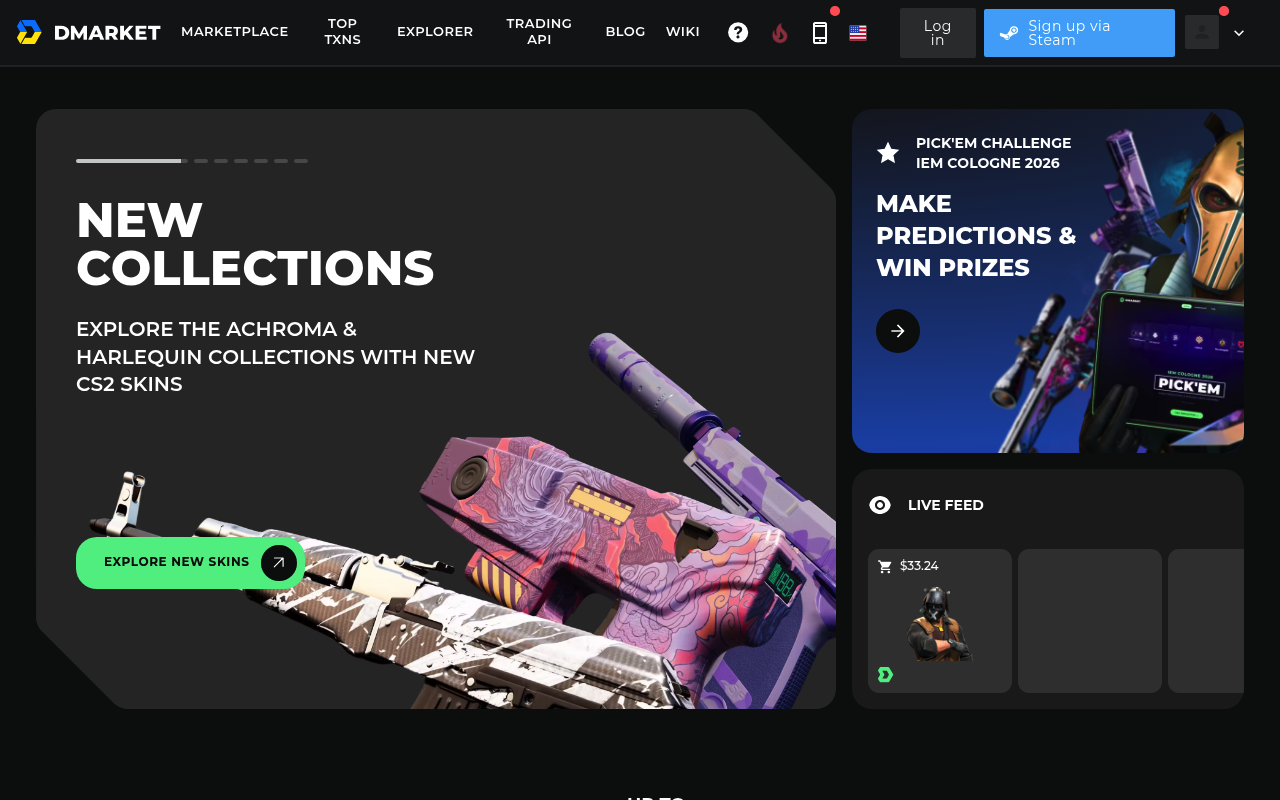 DMarket screenshot