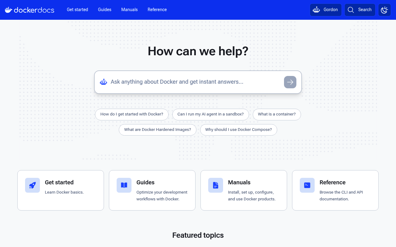 Docker Swarm screenshot