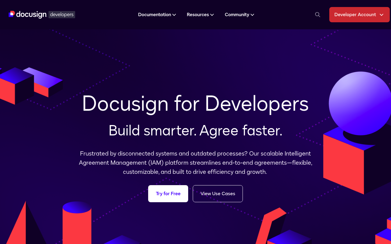 Docusign website screenshot