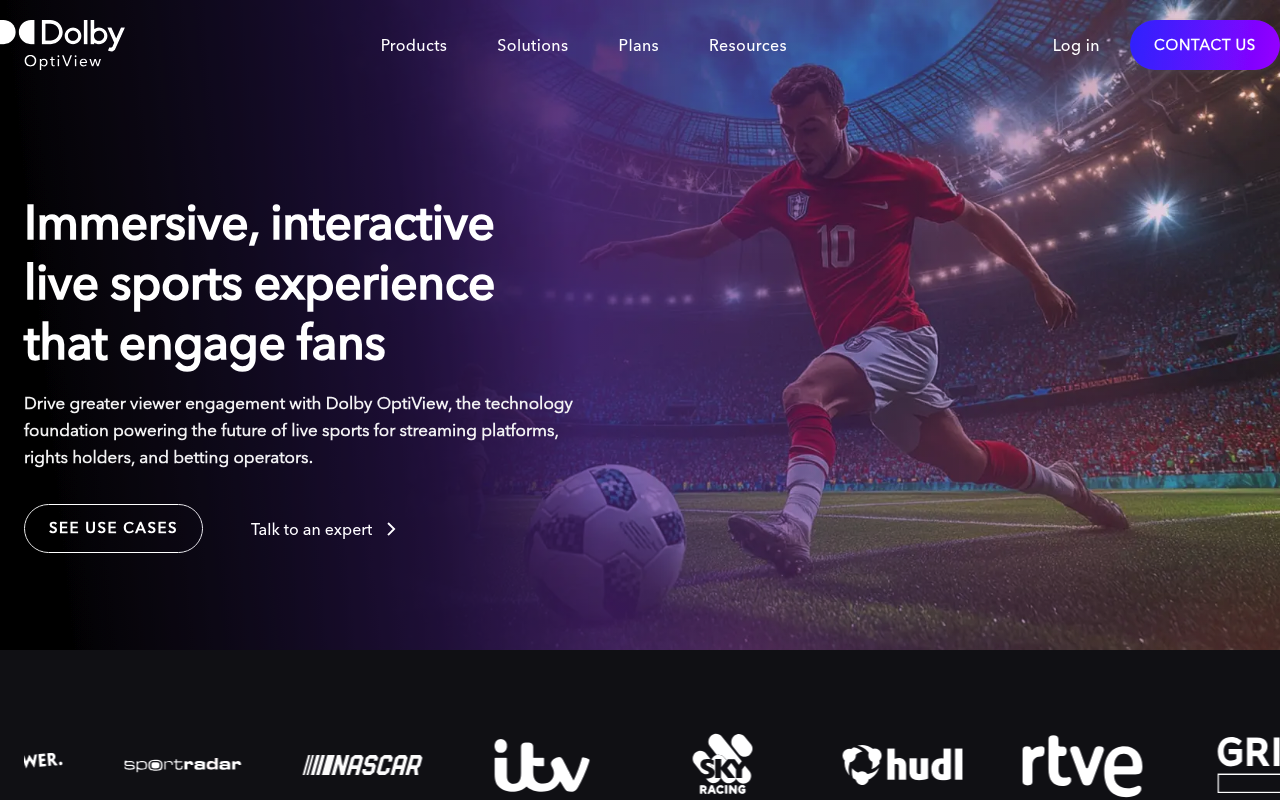 Dolby.io website screenshot