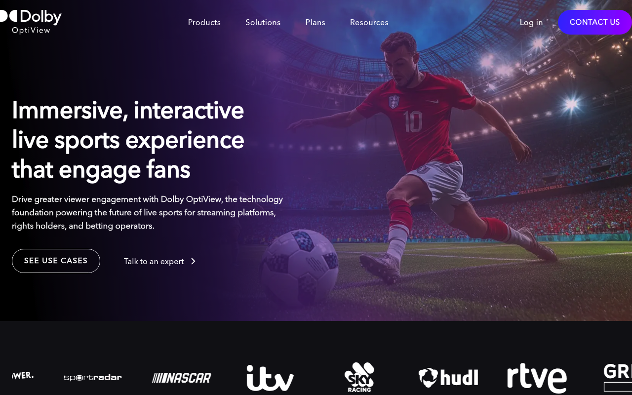 Dolby website screenshot