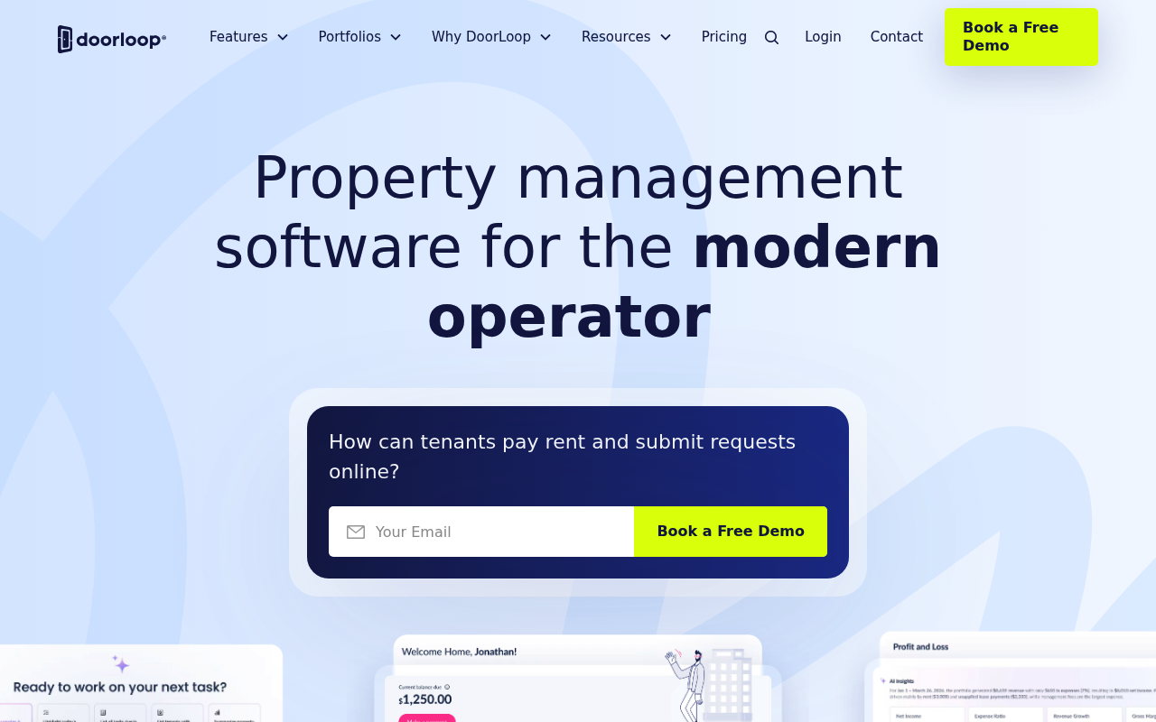 DoorLoop website screenshot