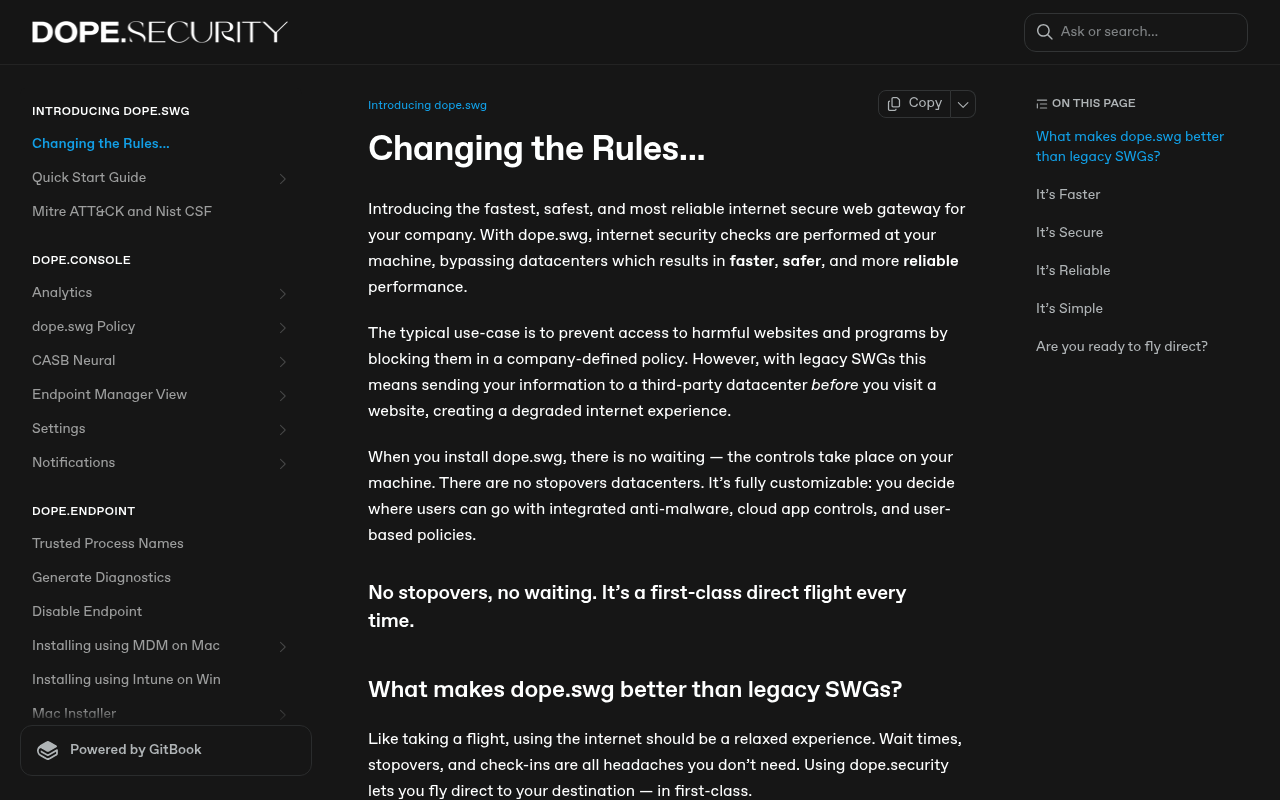 dope.security website screenshot