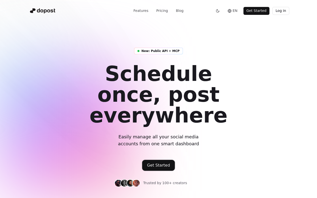 dopost website screenshot