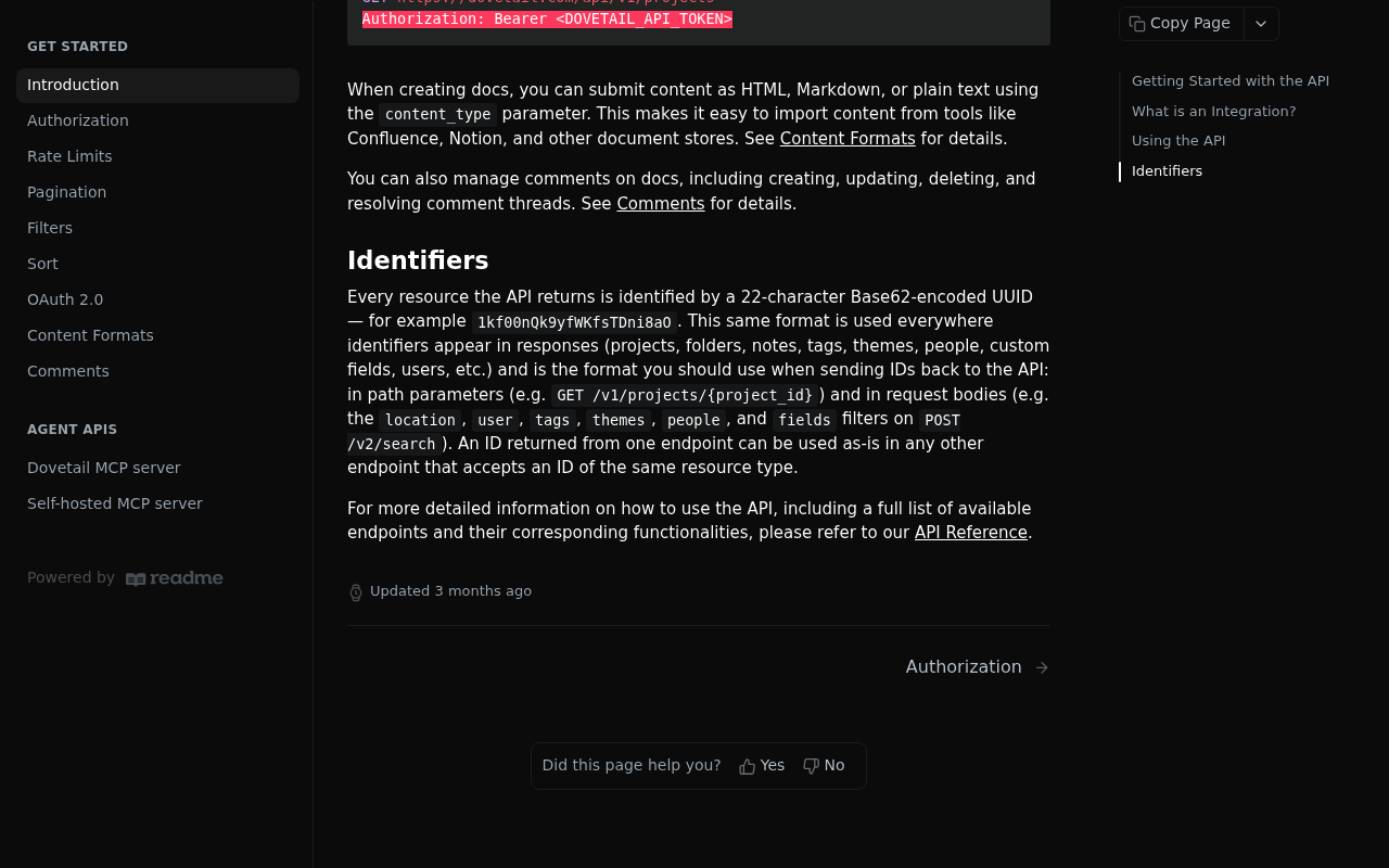 Dovetail screenshot