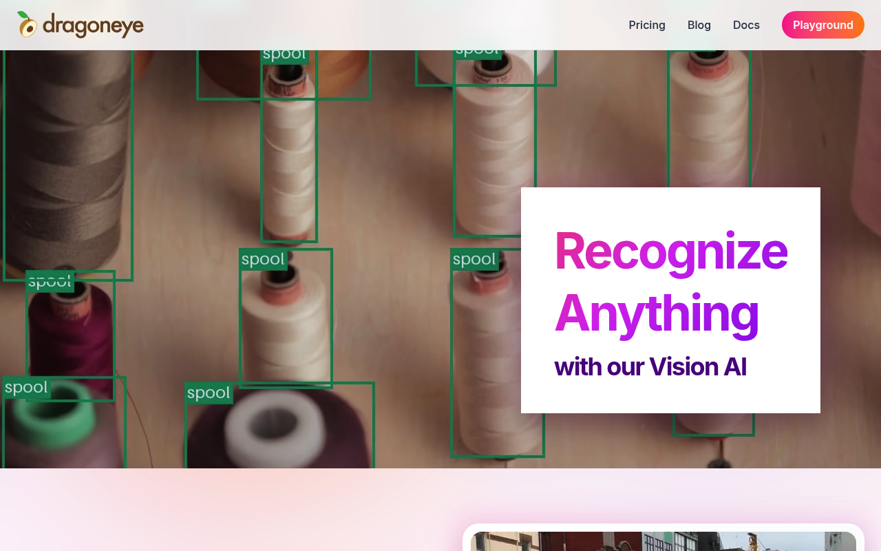 Dragoneye website screenshot