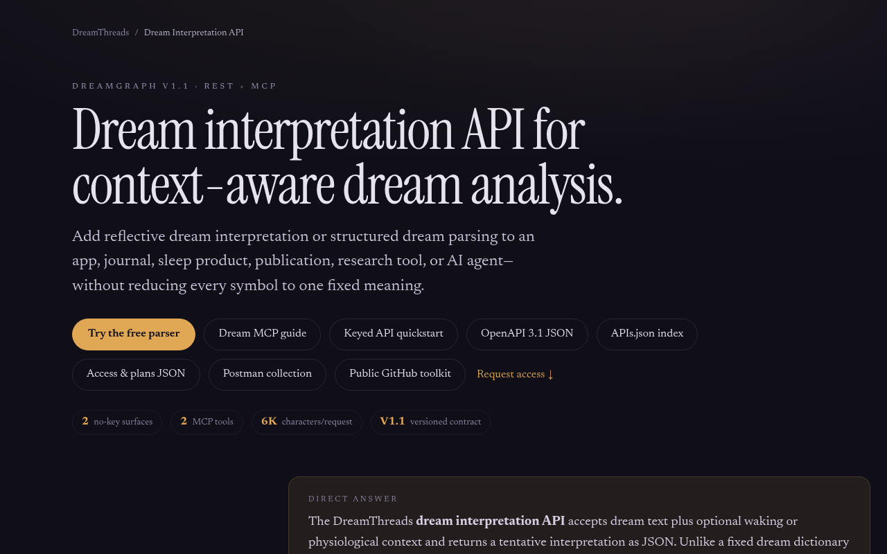 DreamThreads screenshot