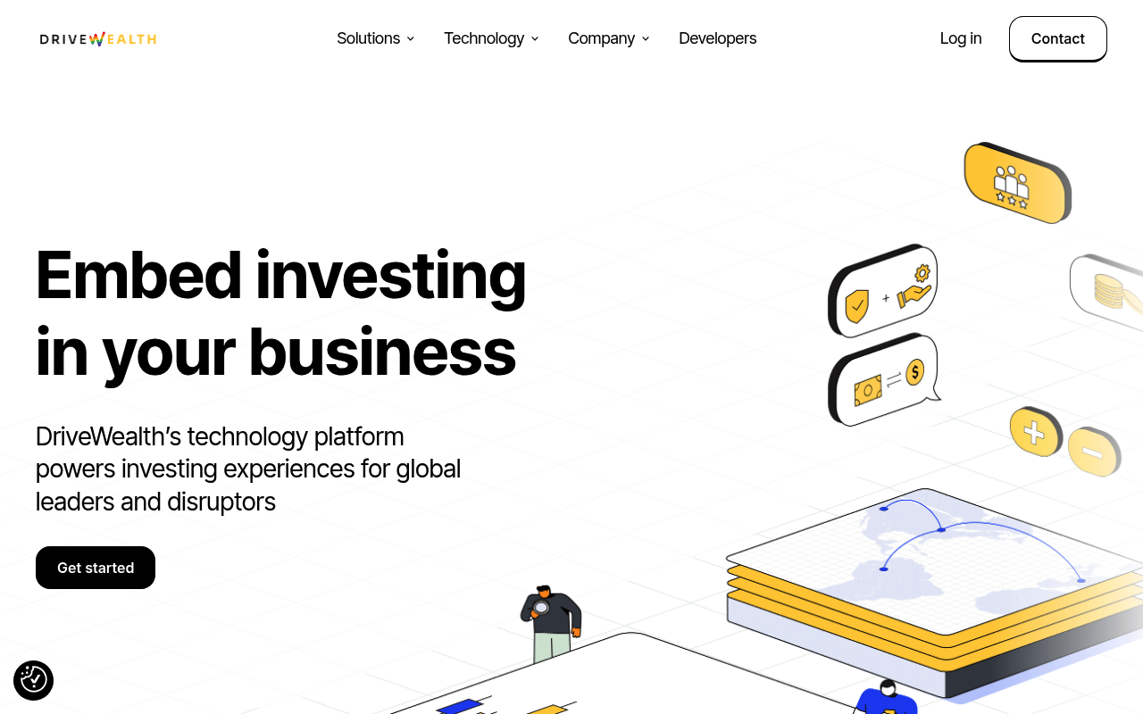 DriveWealth website screenshot