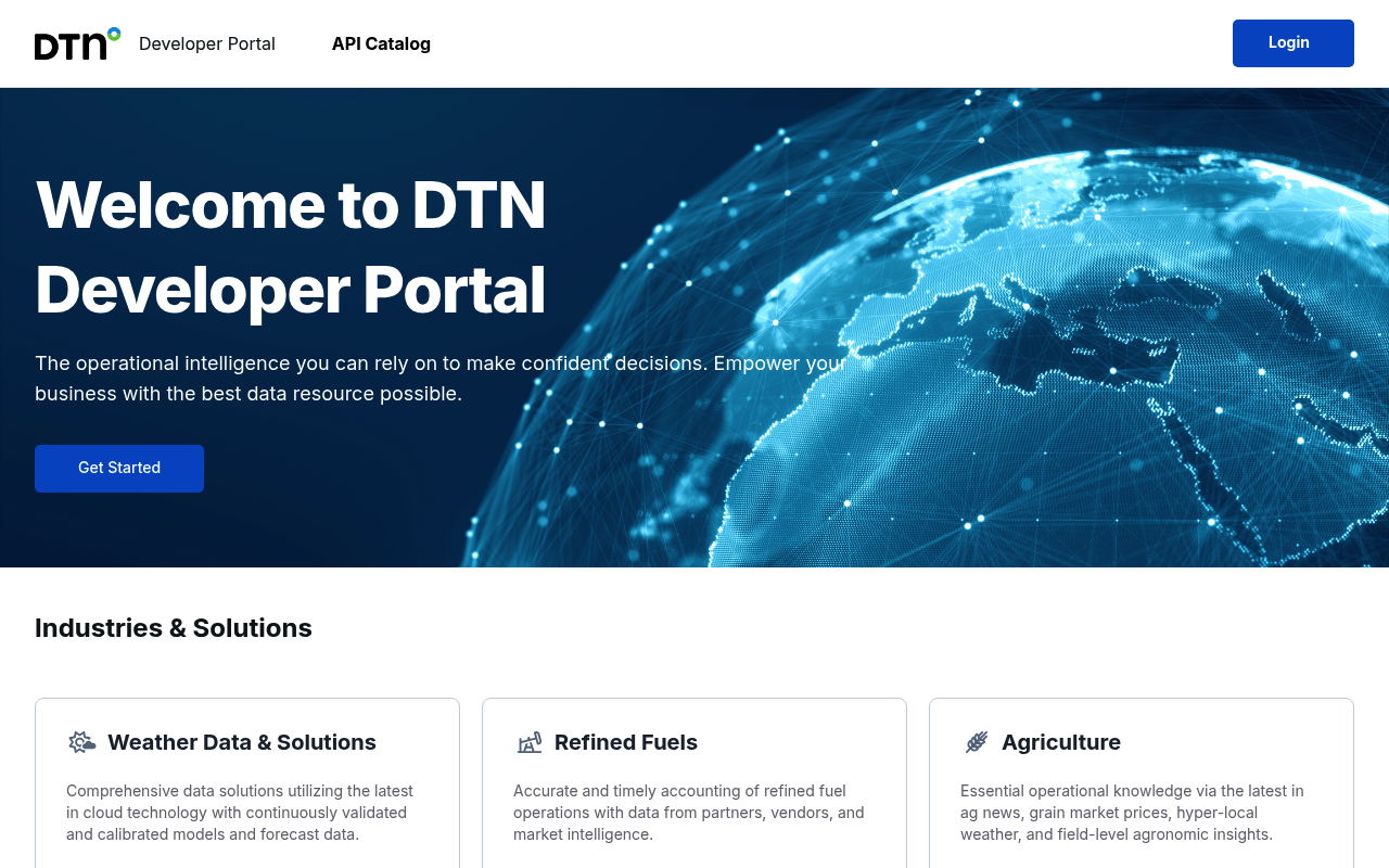 dtn website screenshot