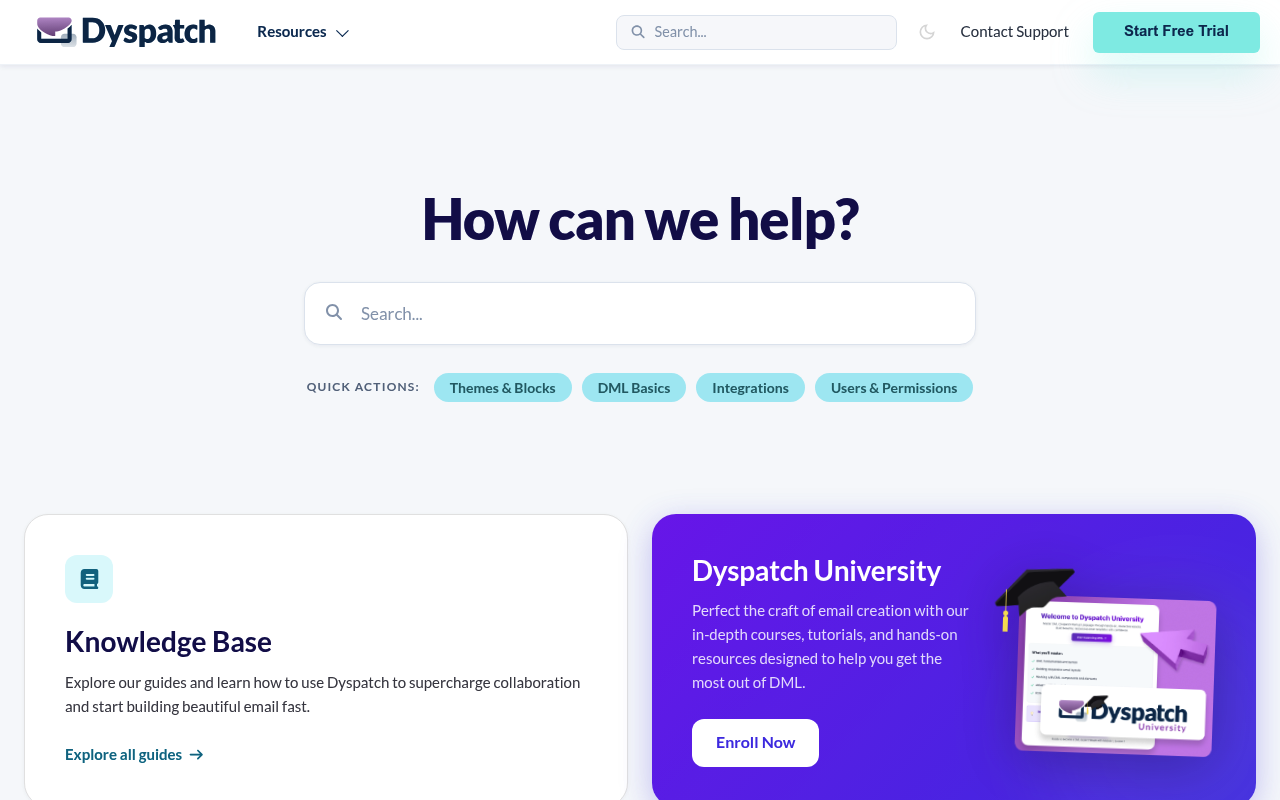 Dyspatch screenshot
