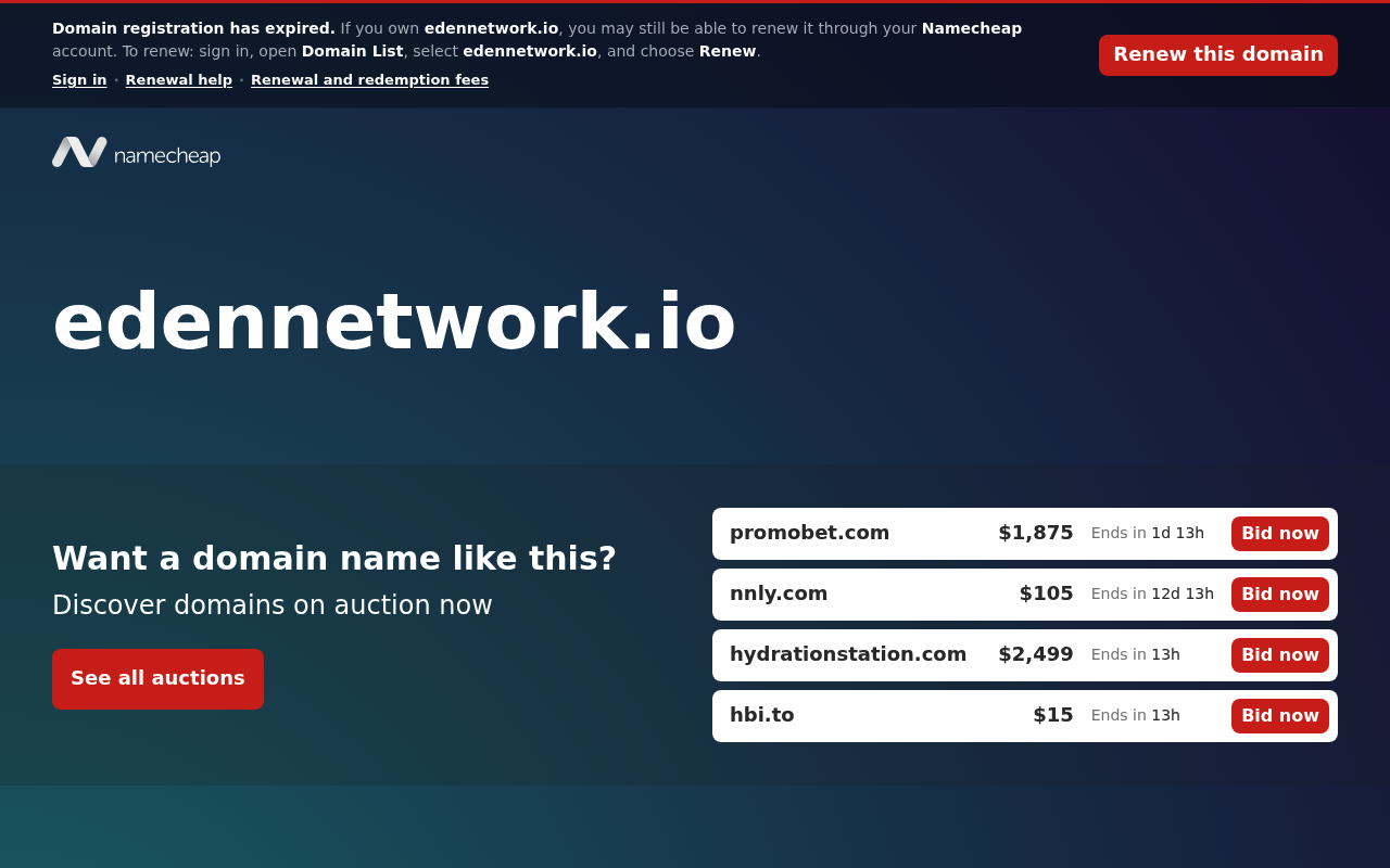 Eden Network screenshot