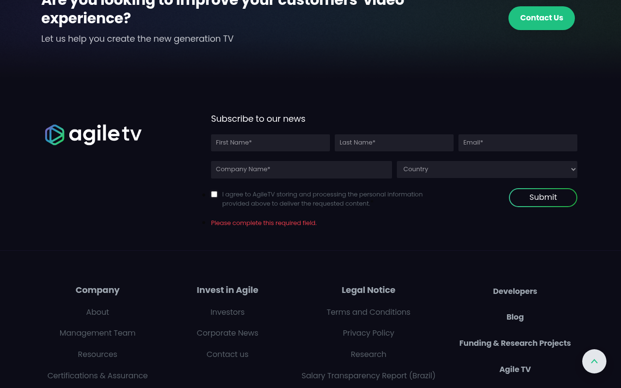 Edgeware website screenshot