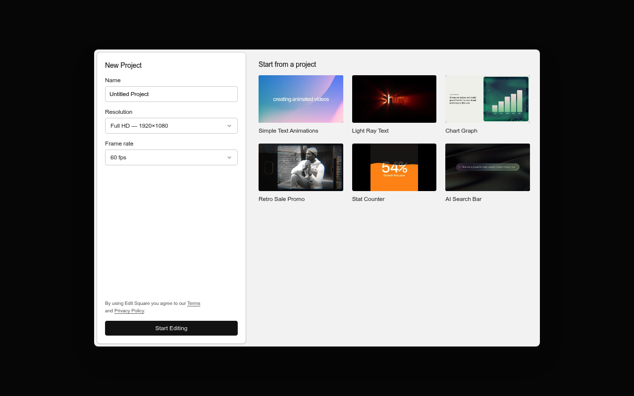 Edit Square screenshot