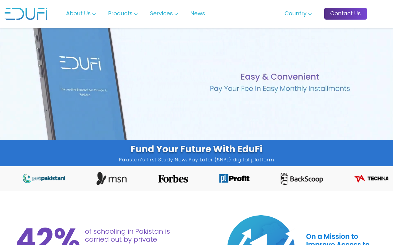 EDUFI PTE. LTD screenshot