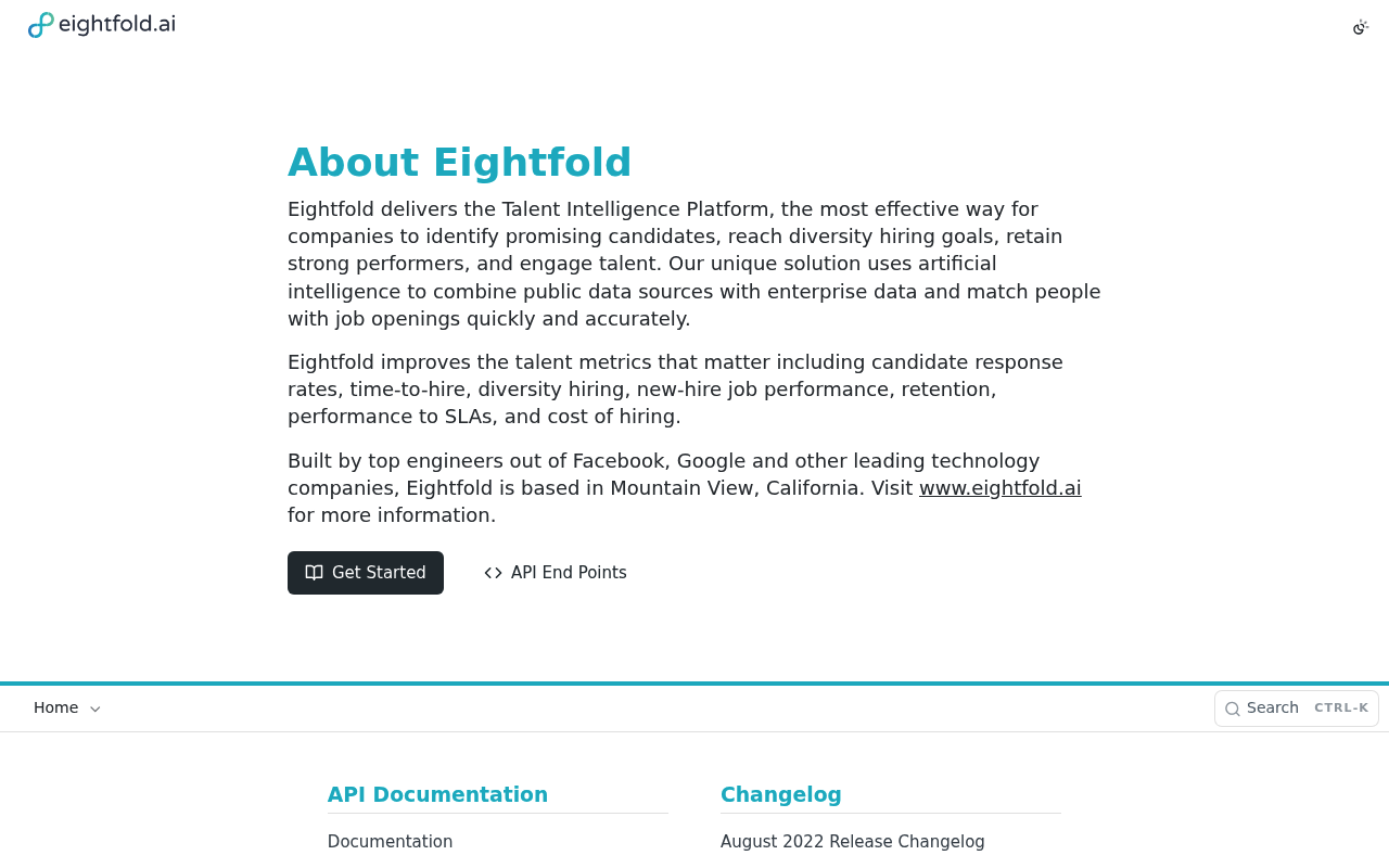 Eightfold website screenshot