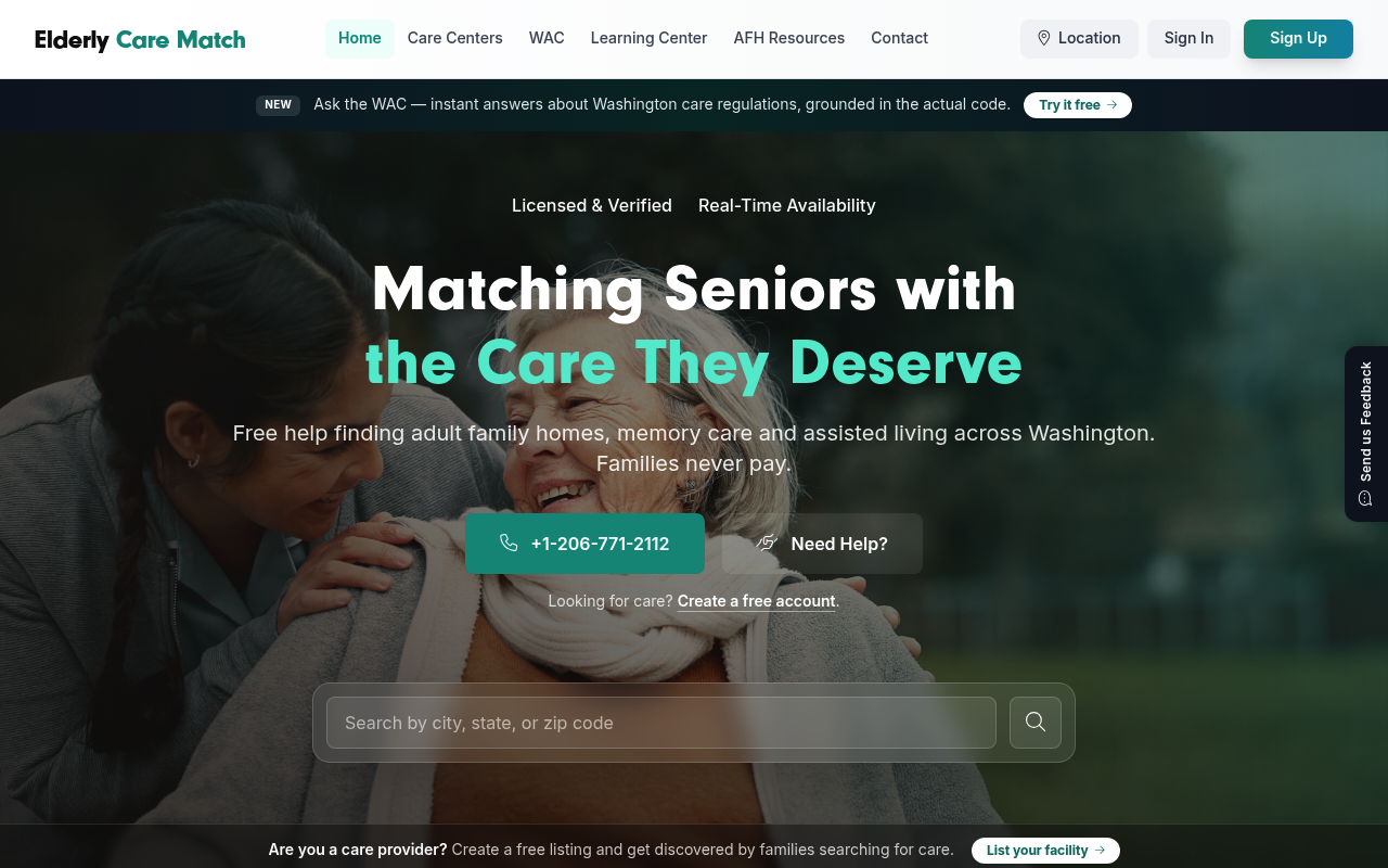 Elderly Care Match screenshot