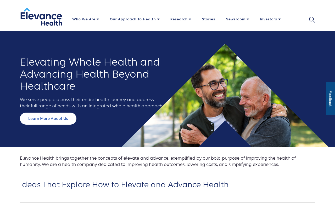 Elevance Health website screenshot