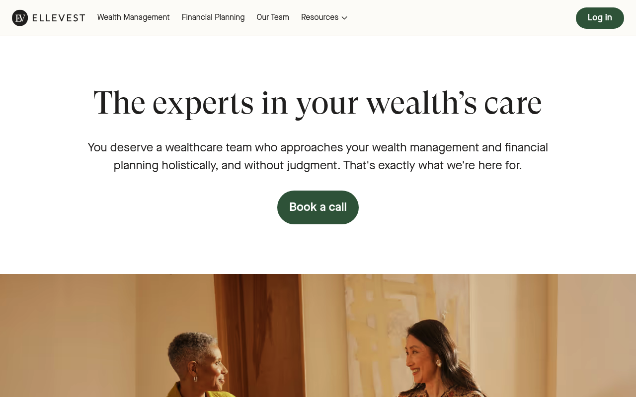 Ellevest website screenshot