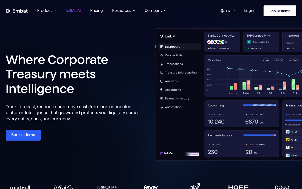 Embat website screenshot