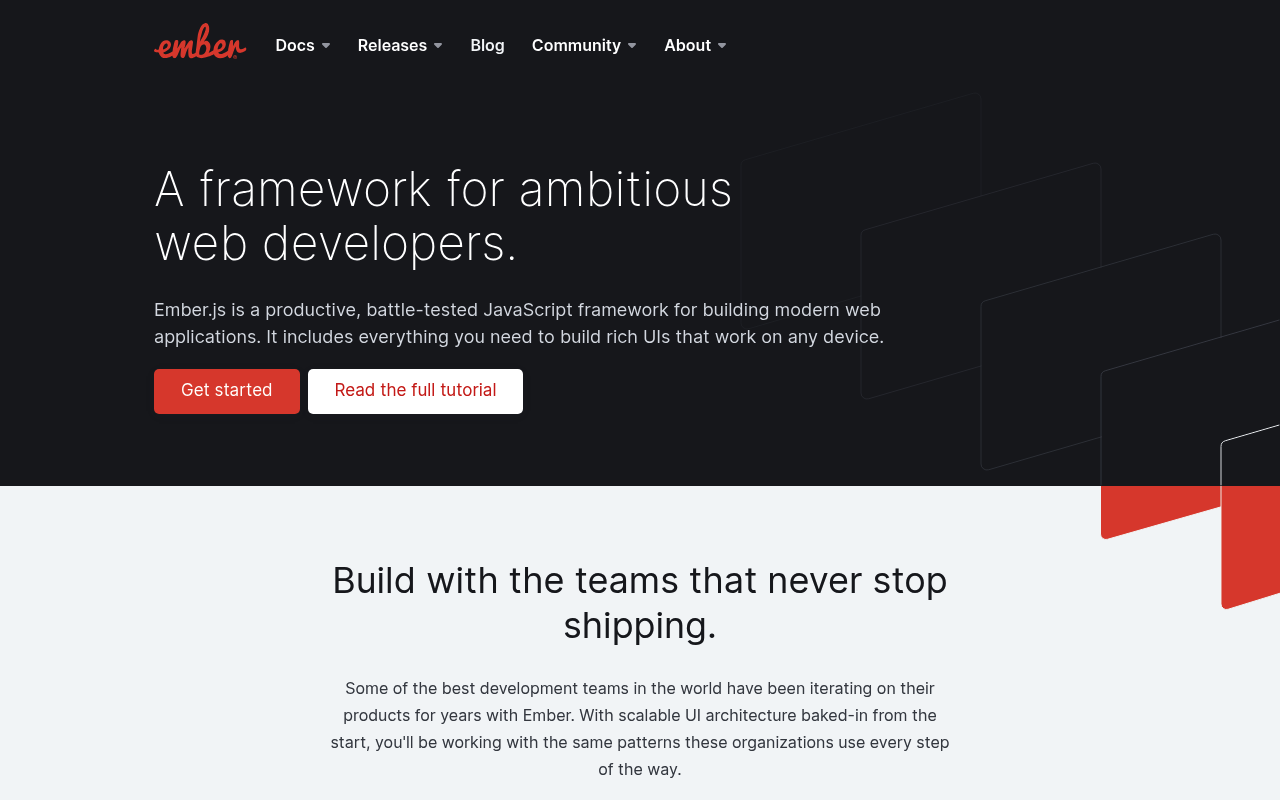 Ember screenshot
