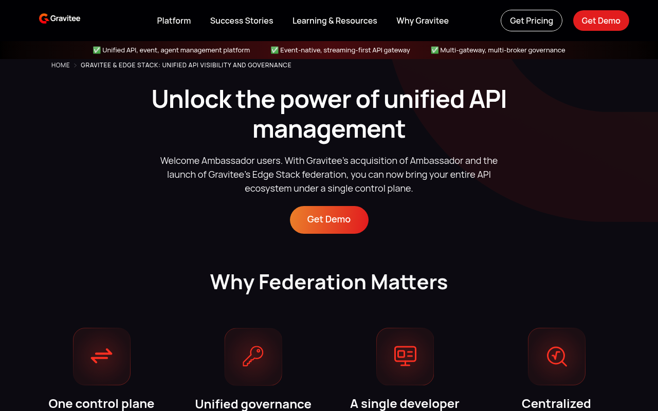 Emissary-Ingress website screenshot