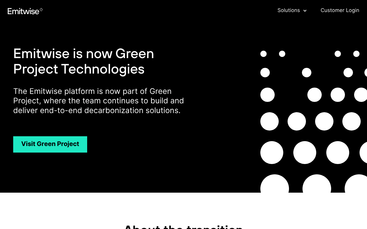 Emitwise website screenshot