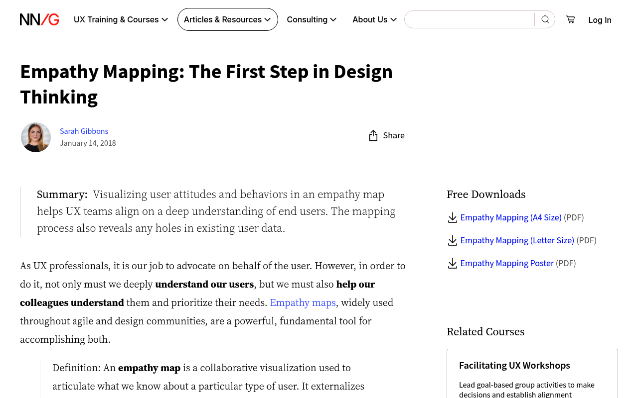 Empathy Maps screenshot