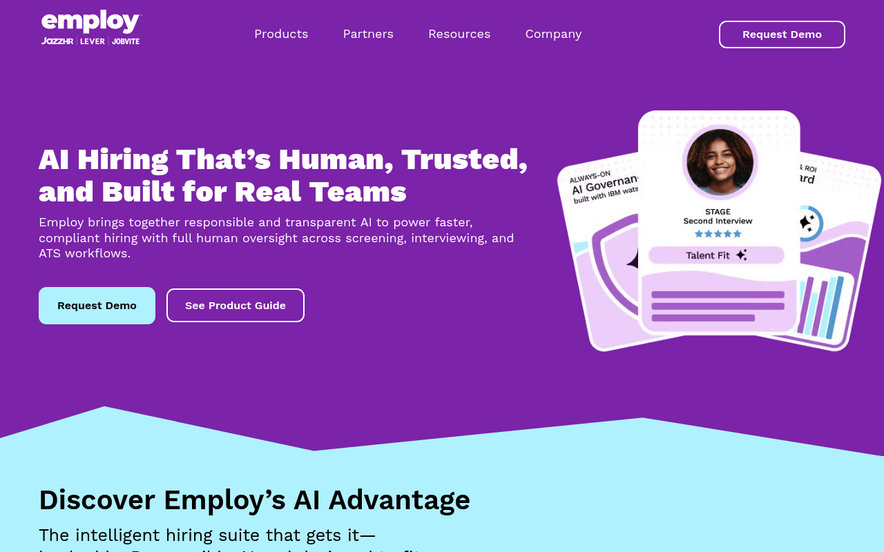 Employ screenshot