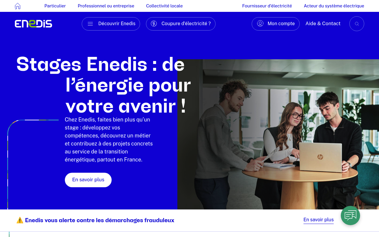 Enedis screenshot