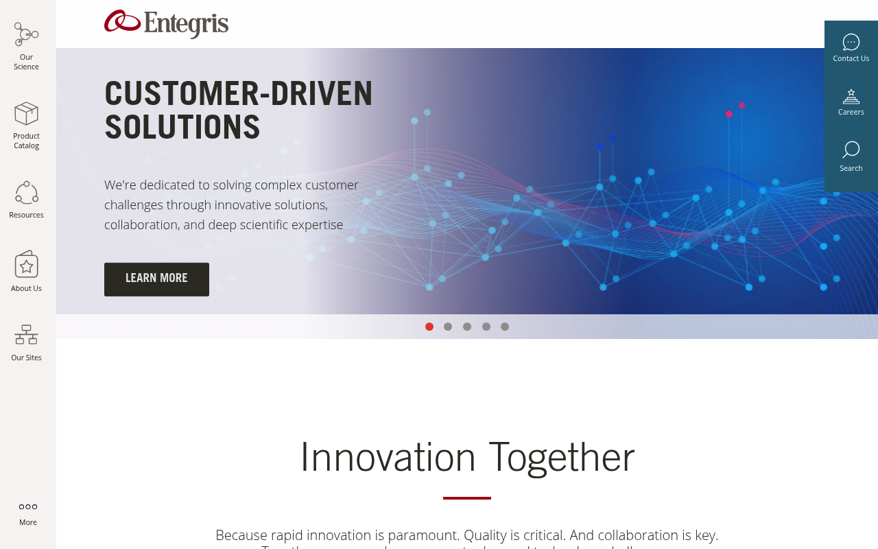 Entegris screenshot