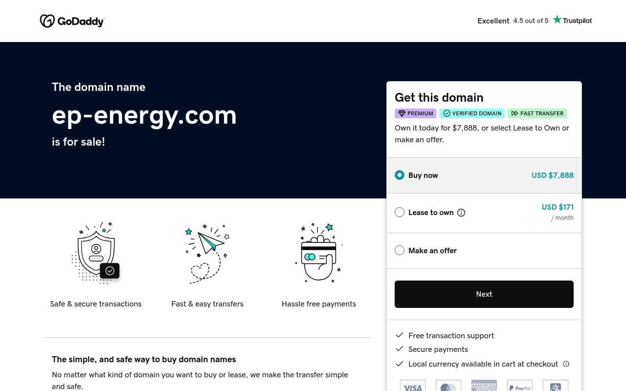 EP Energy screenshot