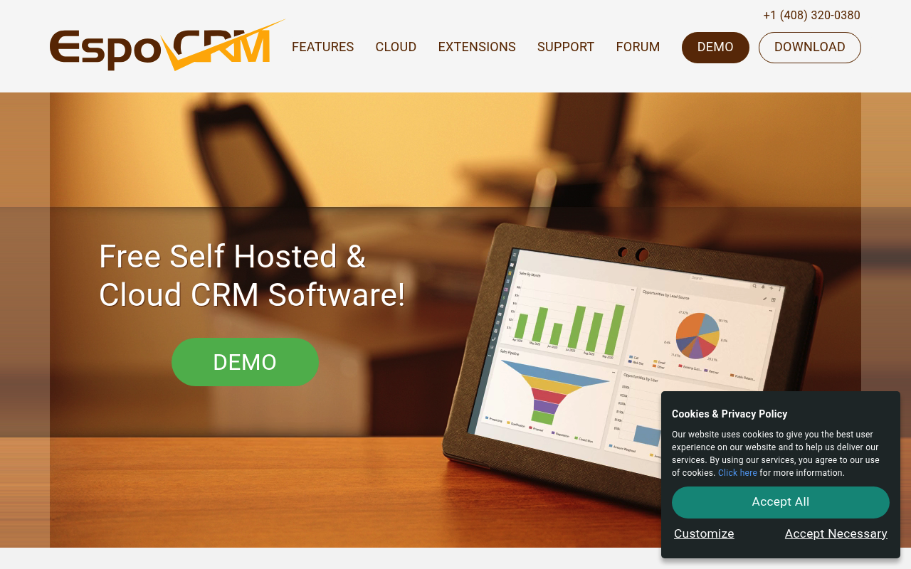 EspoCRM screenshot