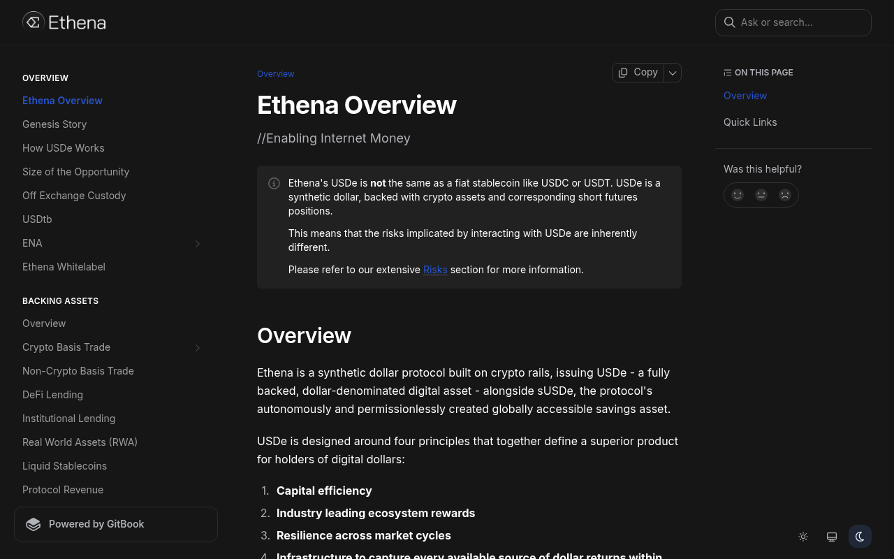 Ethena Labs screenshot