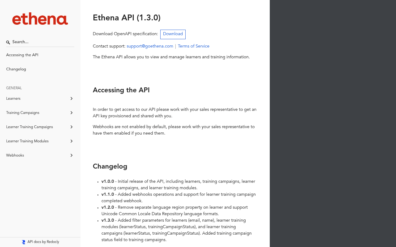 Ethena website screenshot