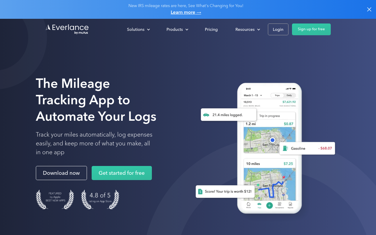 Everlance screenshot