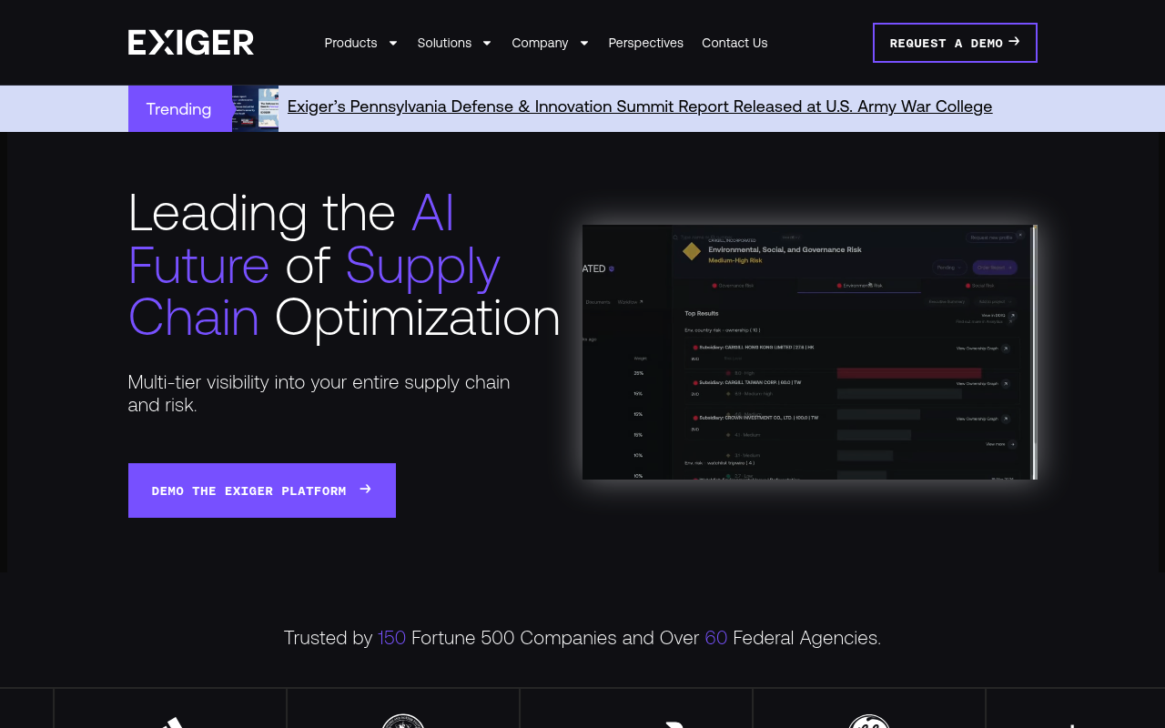 EXIGER screenshot