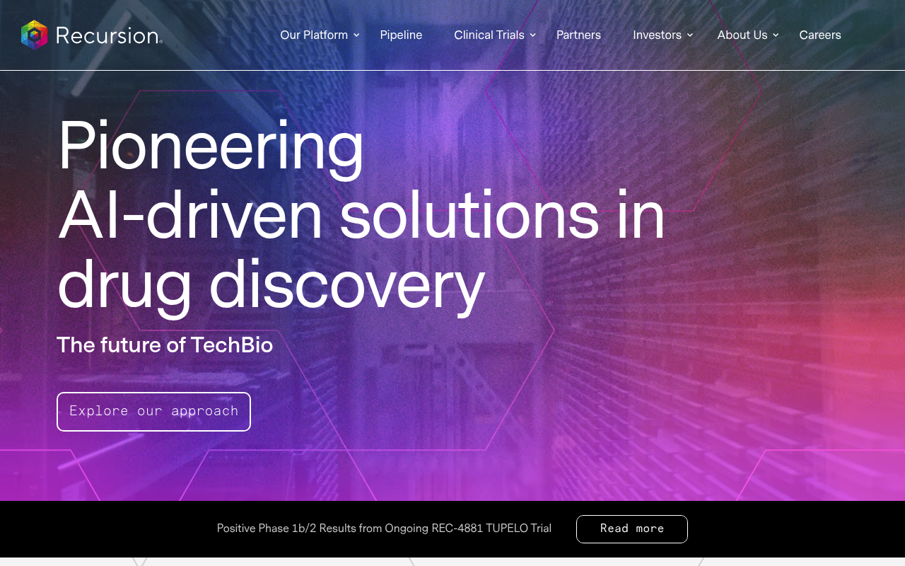 Exscientia screenshot