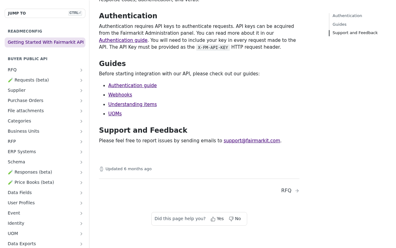 Fairmarkit screenshot