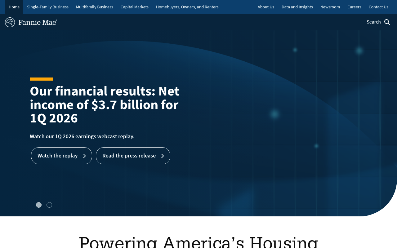Fannie Mae screenshot