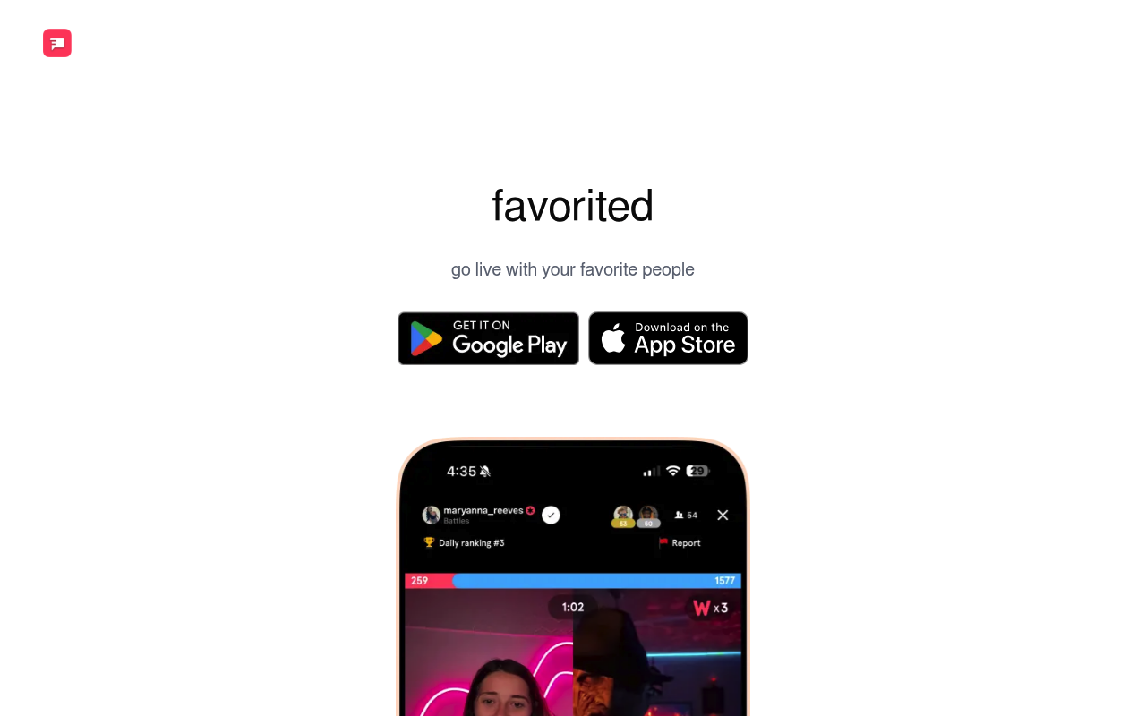 favorited screenshot