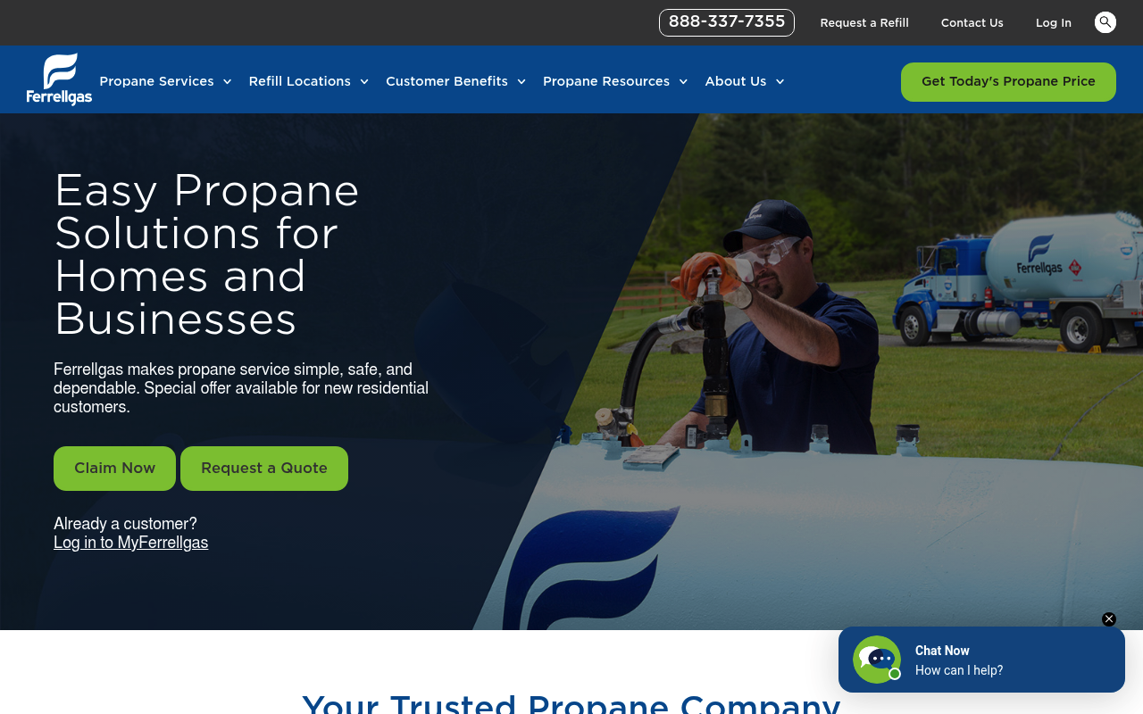 Ferrellgas Partners screenshot