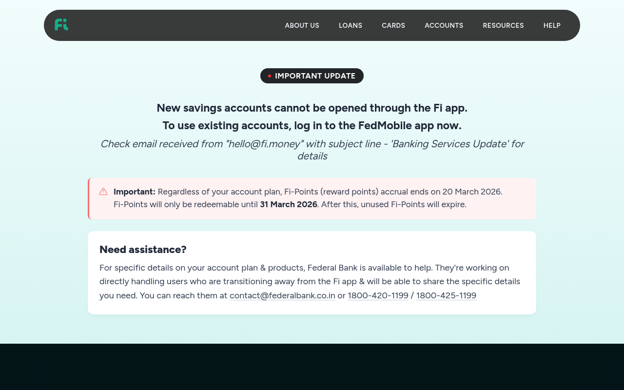 Fi Money screenshot