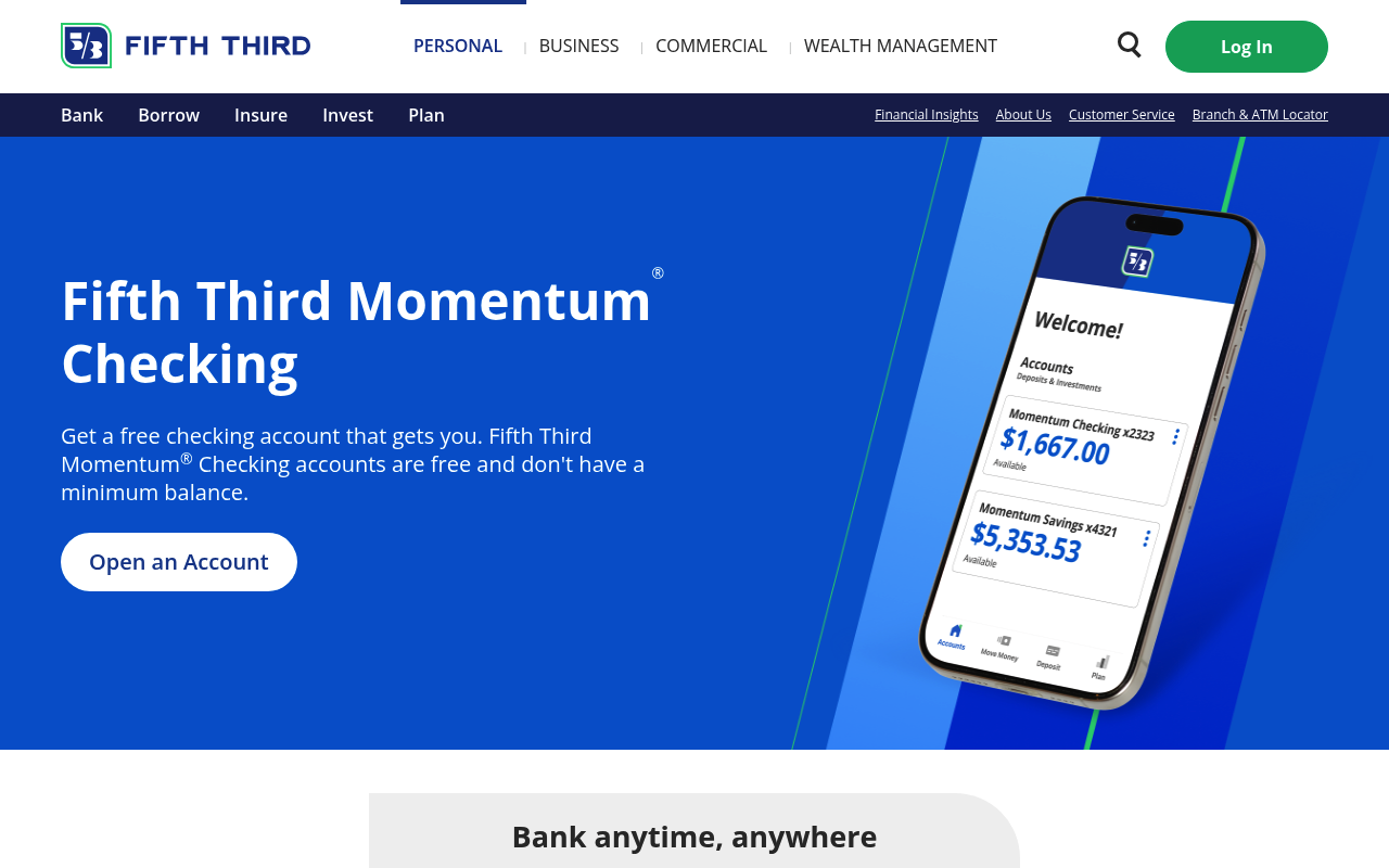 Fifth Third Bancorp screenshot