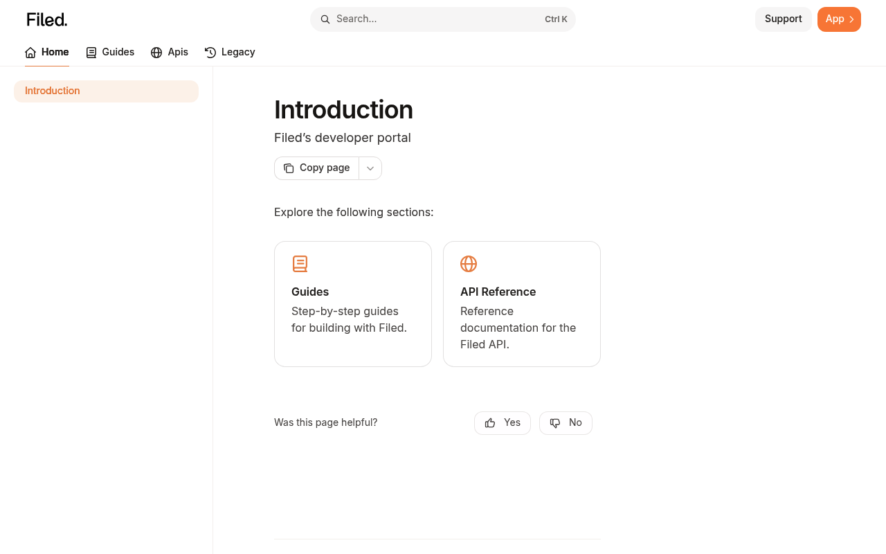 Filed screenshot