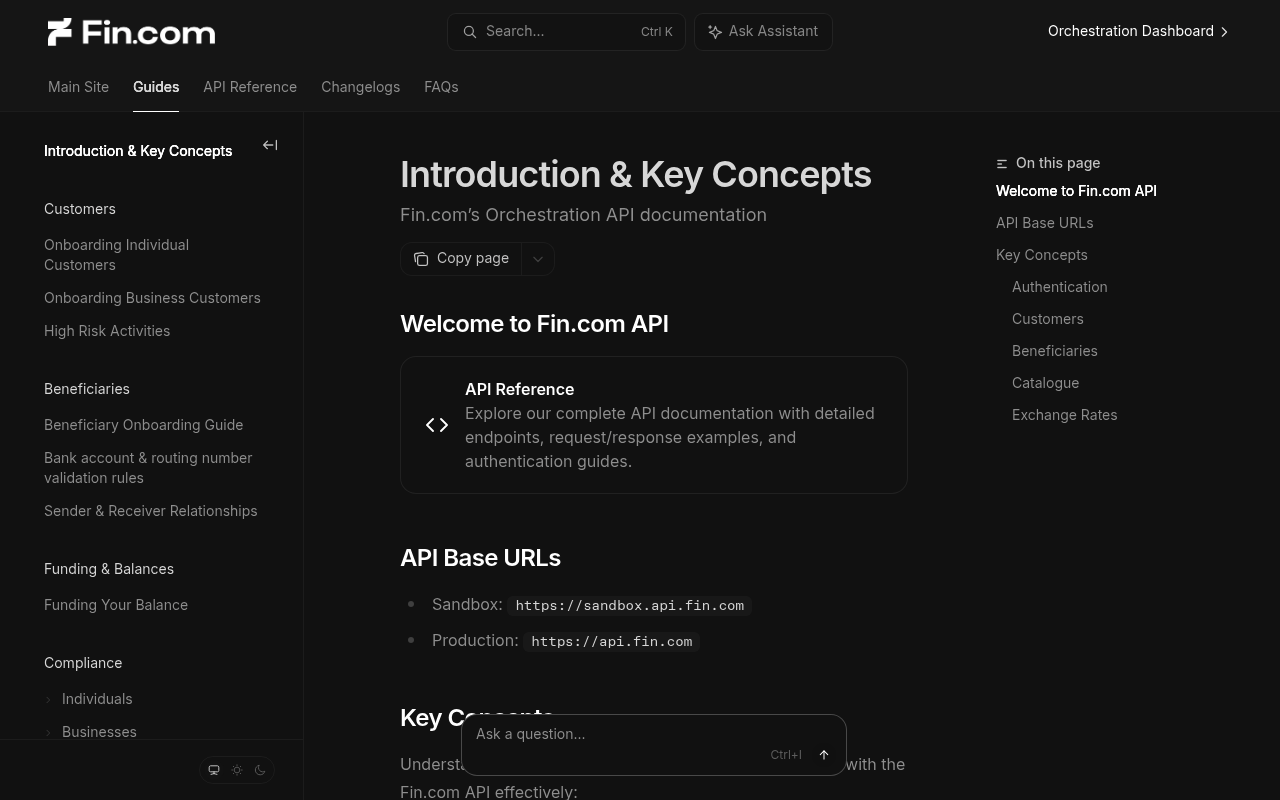 Fin screenshot