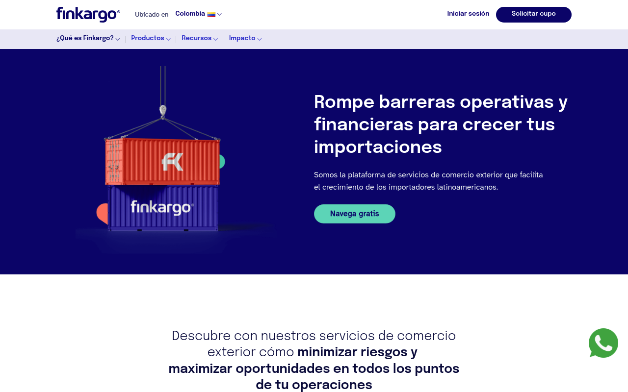 Finkargo screenshot